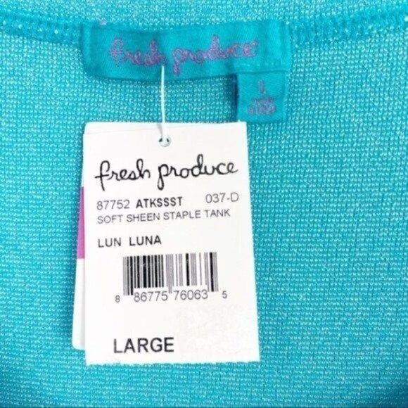 Fresh Produce soft sheen Luna staple tank size large Style # 22038 NWT - Picture 4 of 5